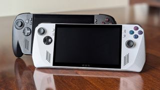 Image of the ASUS ROG Ally and Xbox Ally X together.