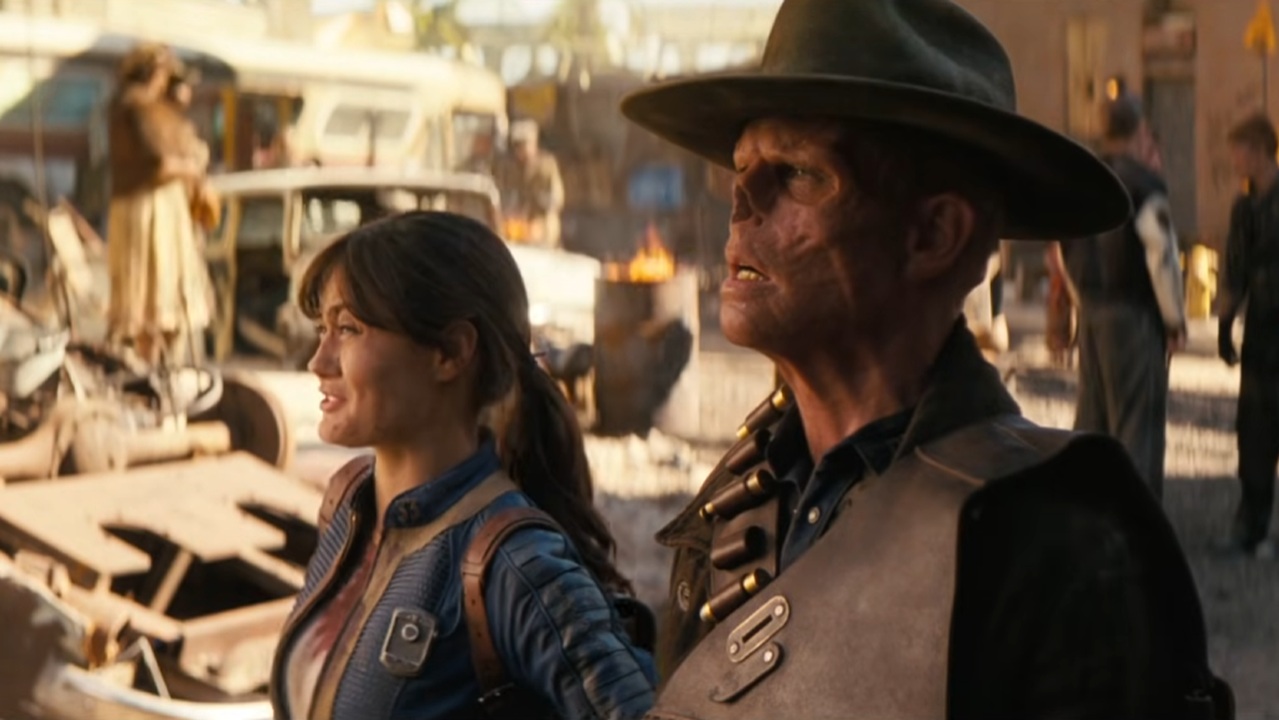 Lucy and the Ghoul in the Fallout TV series Season 2