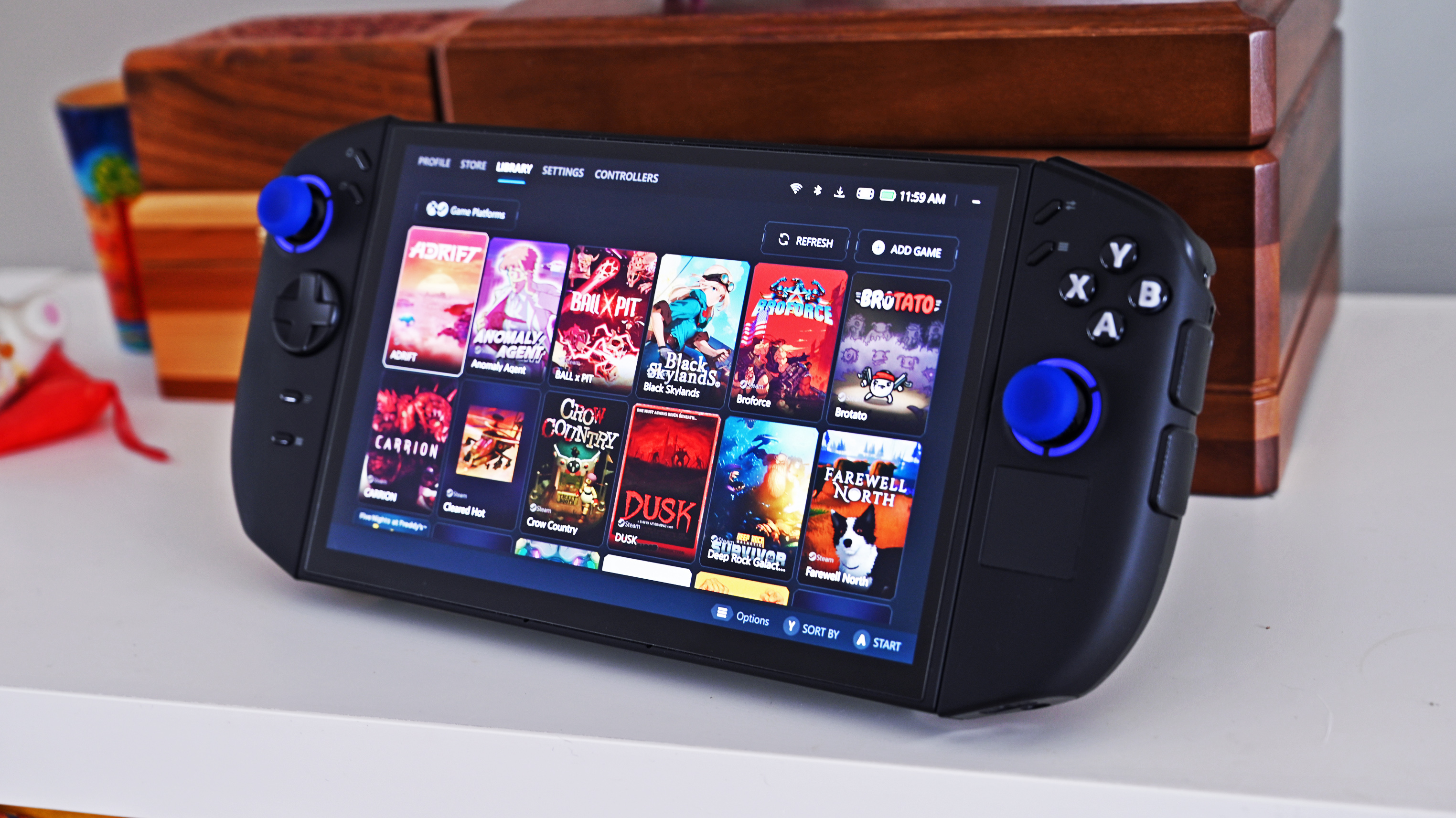 The Lenovo Legion Go 2 with AMD Z2 Extreme processor.