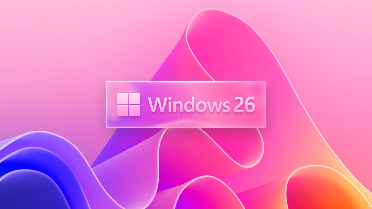 screenshot from the video Windows 26 from concept designer AR4789.