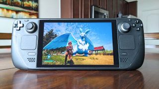 Palworld on Steam Deck. 