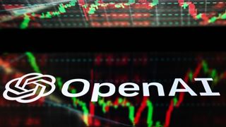 POLAND - 2023/01/20: In this photo illustration, an OpenAI logo seen displayed on a smartphone with stock market exchange in the background. (Photo Illustration by Omar Marques/SOPA Images/LightRocket via Getty Images)